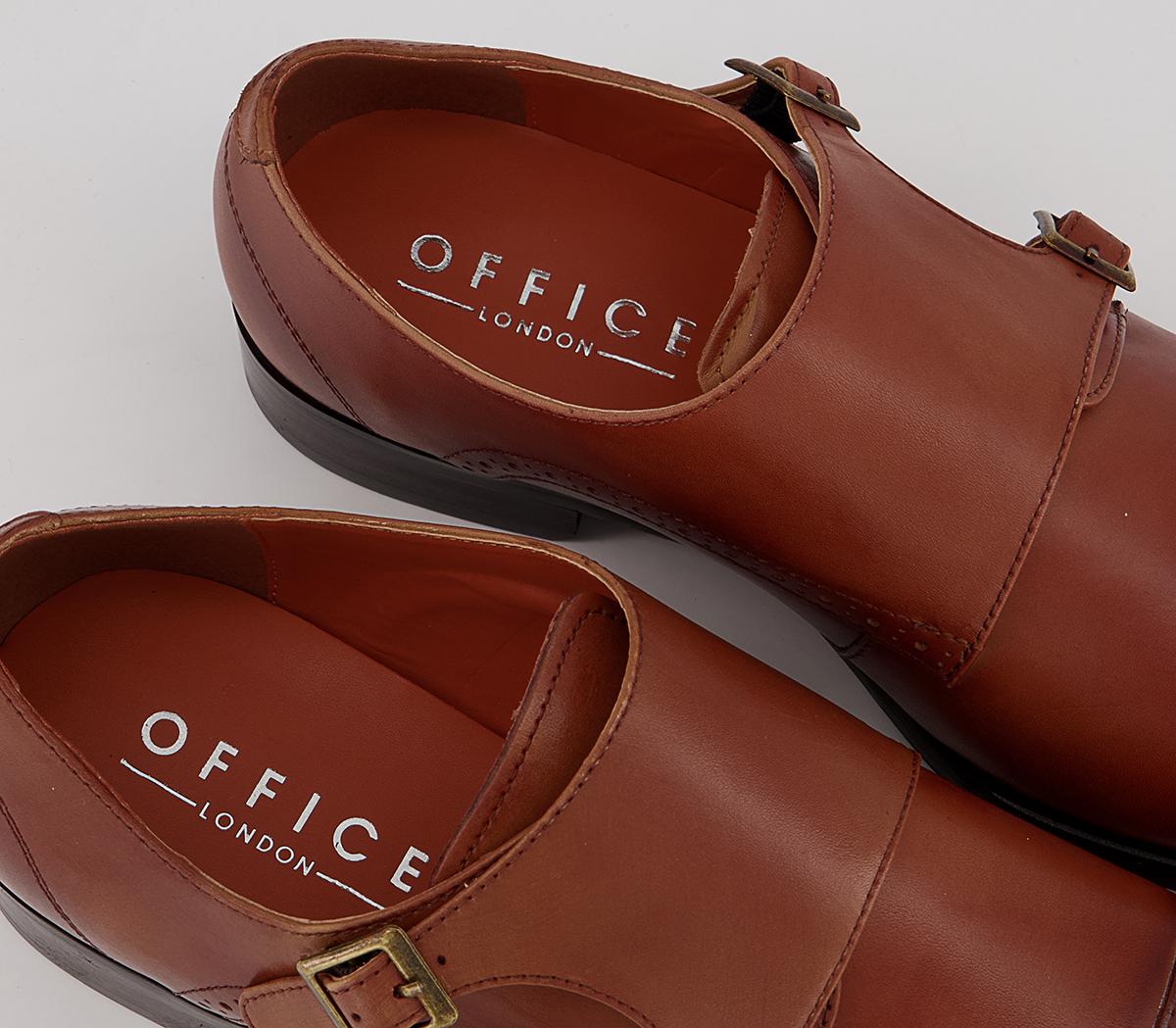 Office Maidford Monk Toe Cap Brogues Office Maidford Monk Toe Cap Brogues Tan Leather