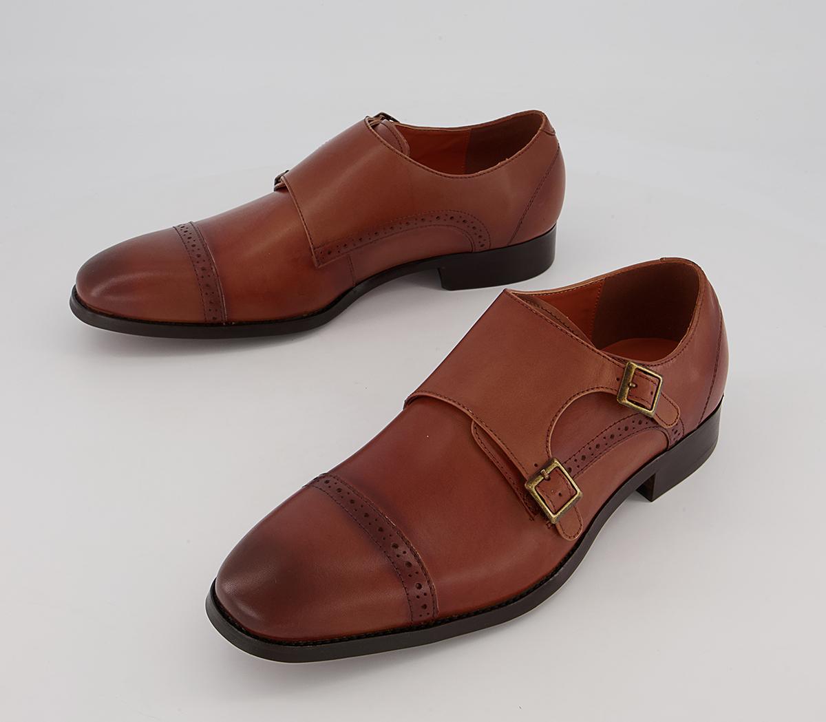 Office Maidford Monk Toe Cap Brogues Office Maidford Monk Toe Cap Brogues Tan Leather