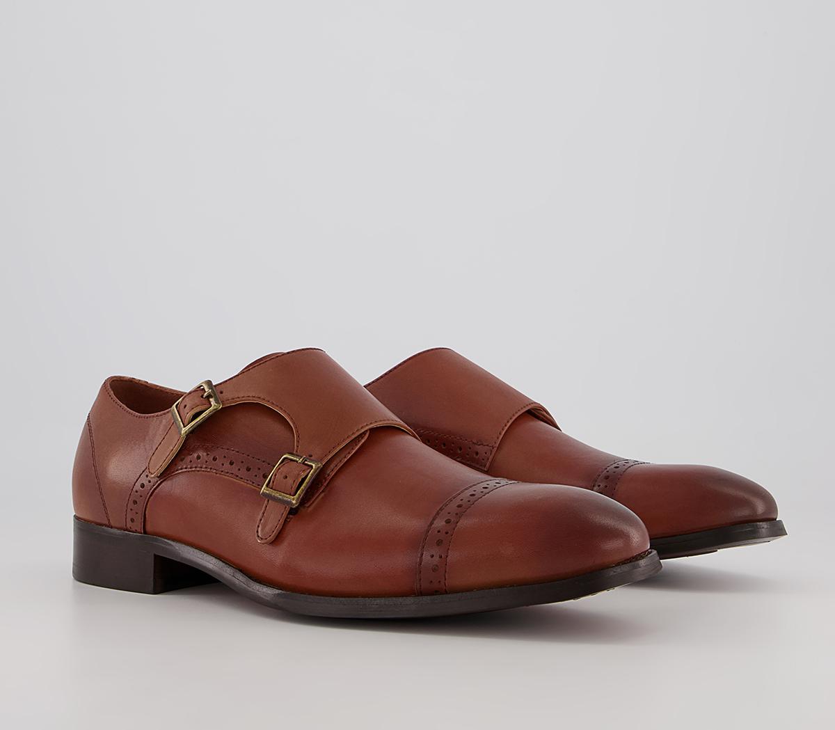 Office Maidford Monk Toe Cap Brogues Office Maidford Monk Toe Cap Brogues Tan Leather
