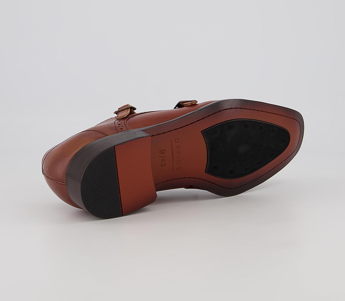 Office Maidford Monk Toe Cap Brogues Office Maidford Monk Toe Cap Brogues Tan Leather