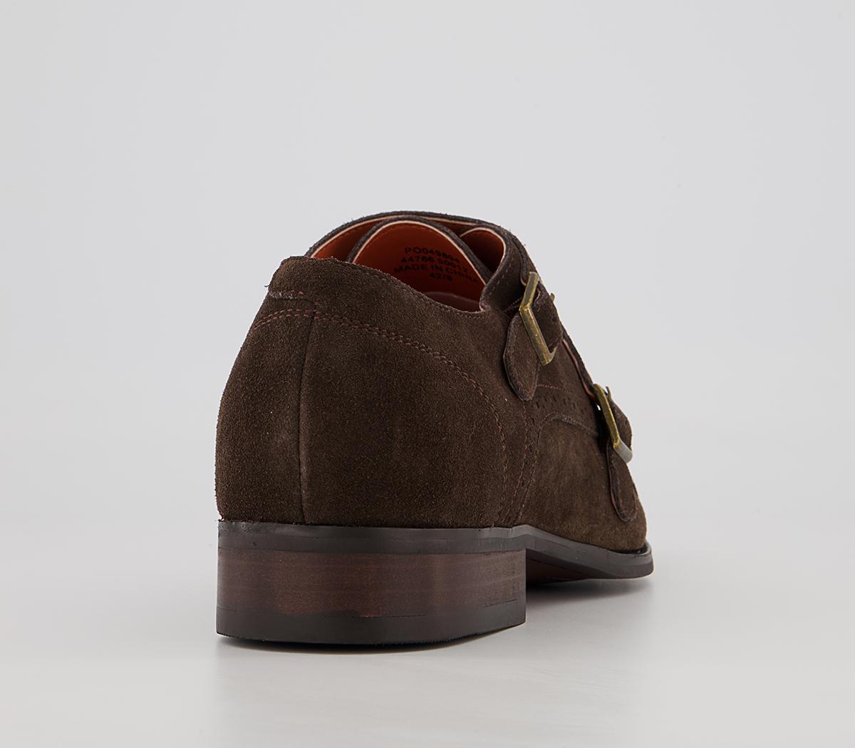 Office Maidford Monk Toe Cap Brouges Office Maidford Monk Toe Cap Brouges Brown Suede