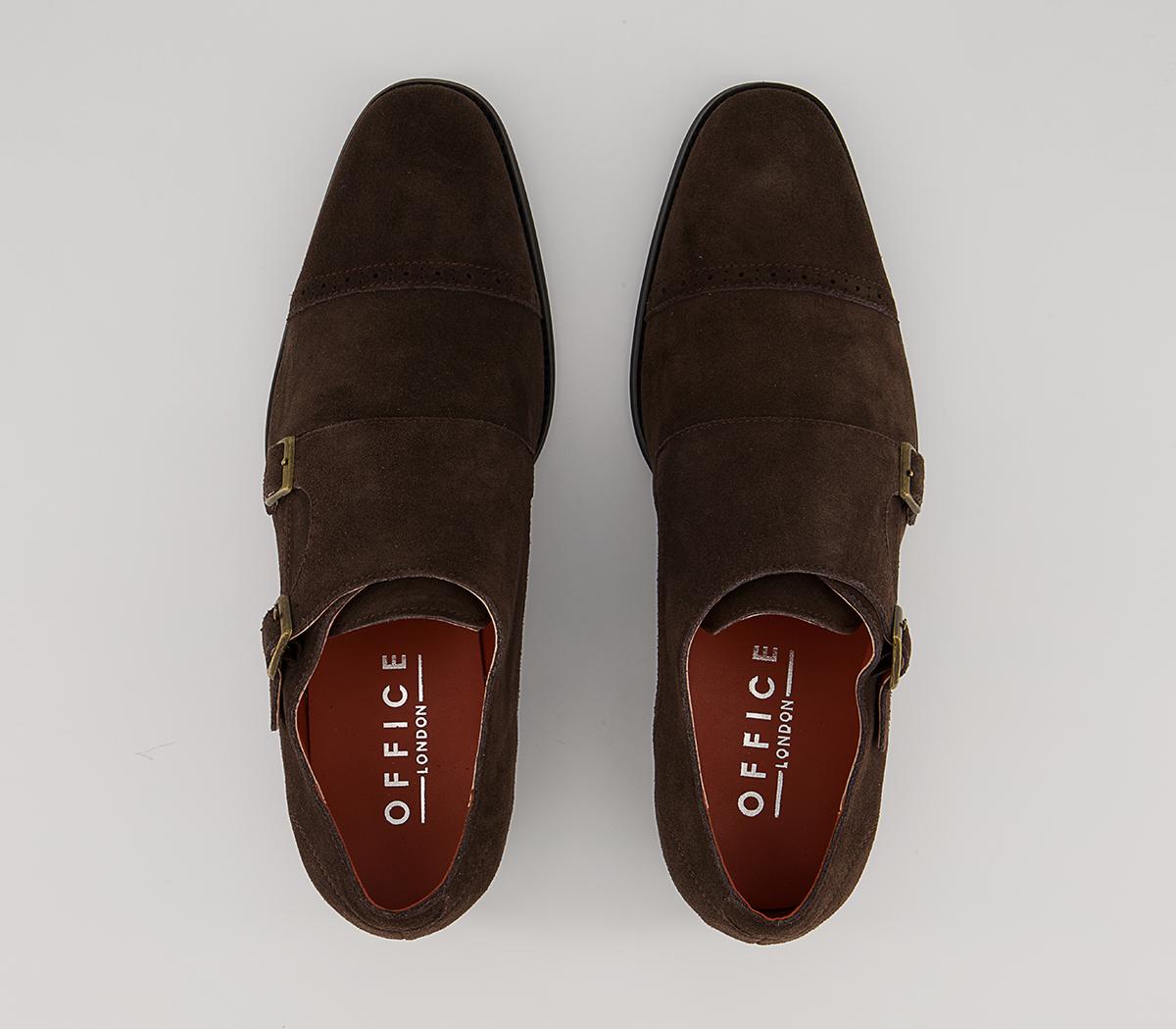 Office Maidford Monk Toe Cap Brouges Office Maidford Monk Toe Cap Brouges Brown Suede
