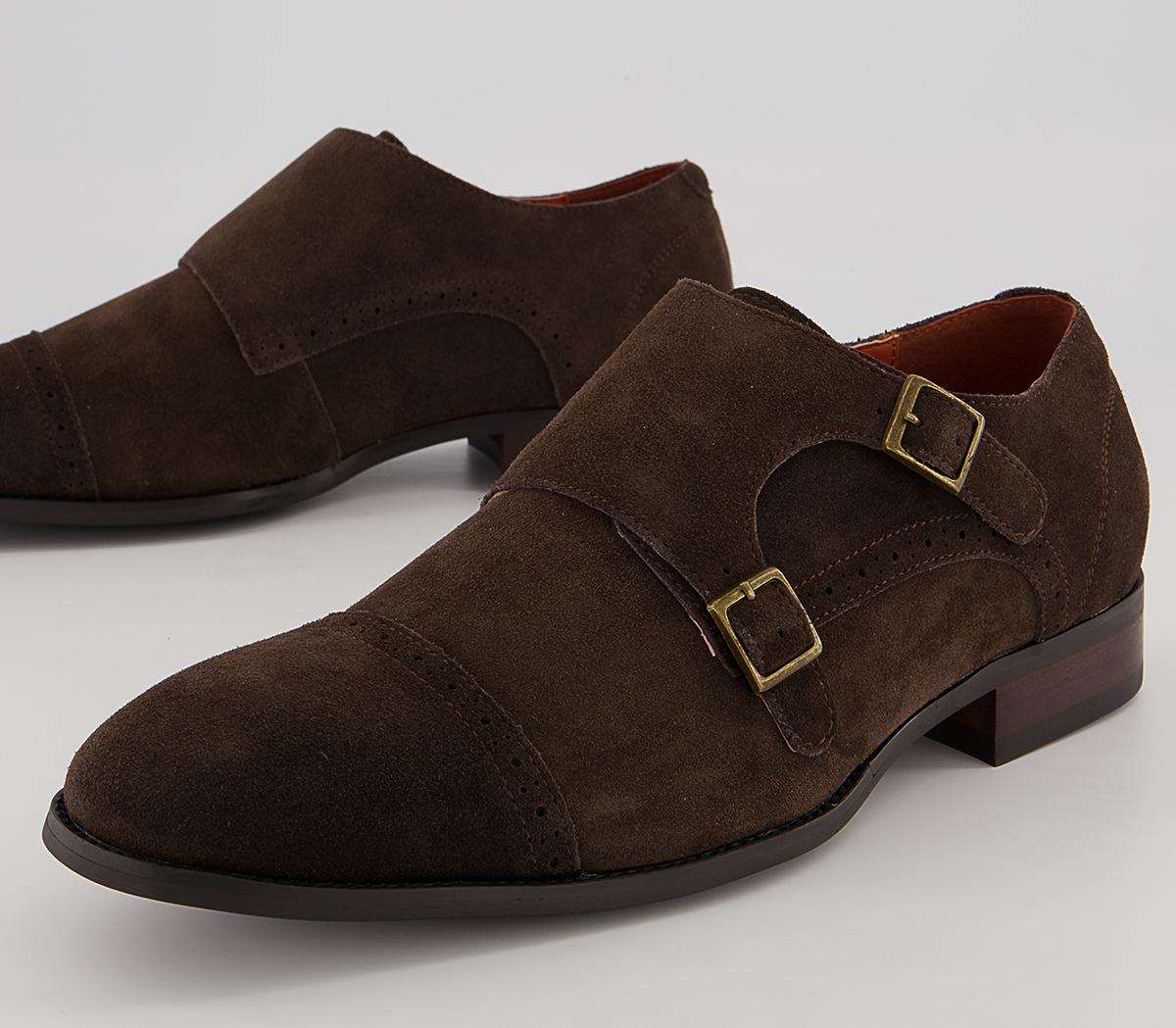 Office Maidford Monk Toe Cap Brouges Office Maidford Monk Toe Cap Brouges Brown Suede