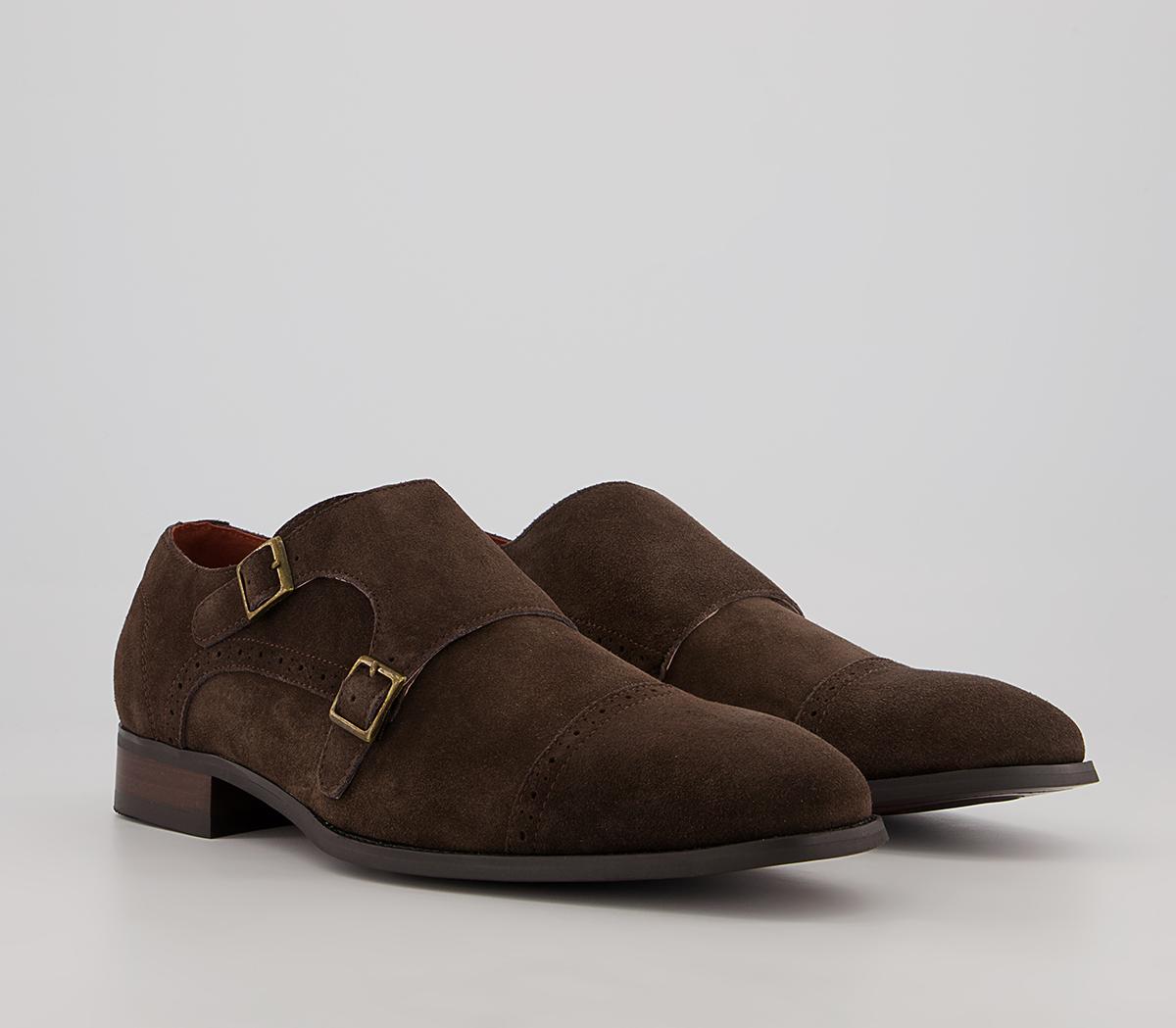 Office Maidford Monk Toe Cap Brouges Office Maidford Monk Toe Cap Brouges Brown Suede