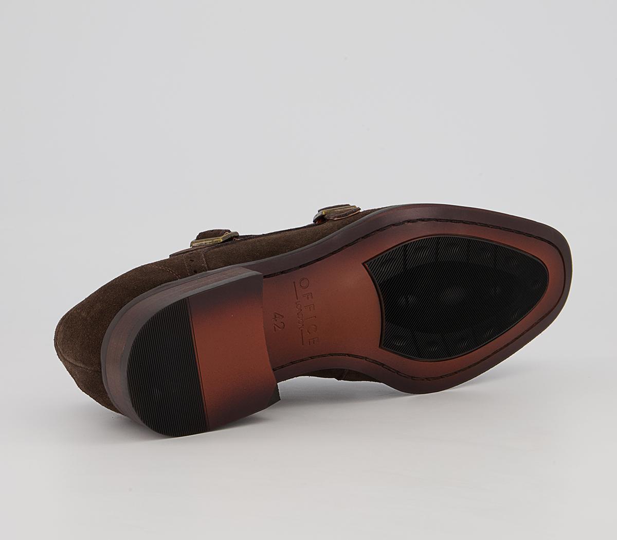 Office Maidford Monk Toe Cap Brouges Office Maidford Monk Toe Cap Brouges Brown Suede