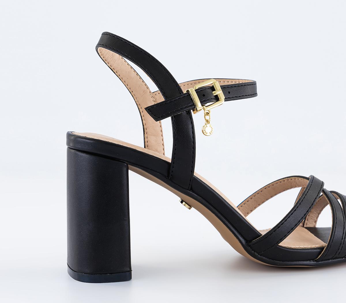 OFFICEMoonstone Two Part Block HeelsBlack