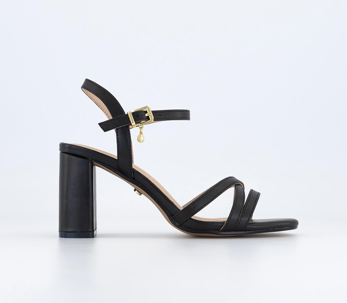 OFFICEMoonstone Two Part Block HeelsBlack