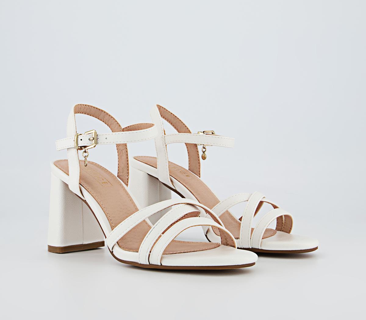 OFFICEMoonstone Two Part Block Heels OFFICEMoonstone Two Part Block HeelsWhite