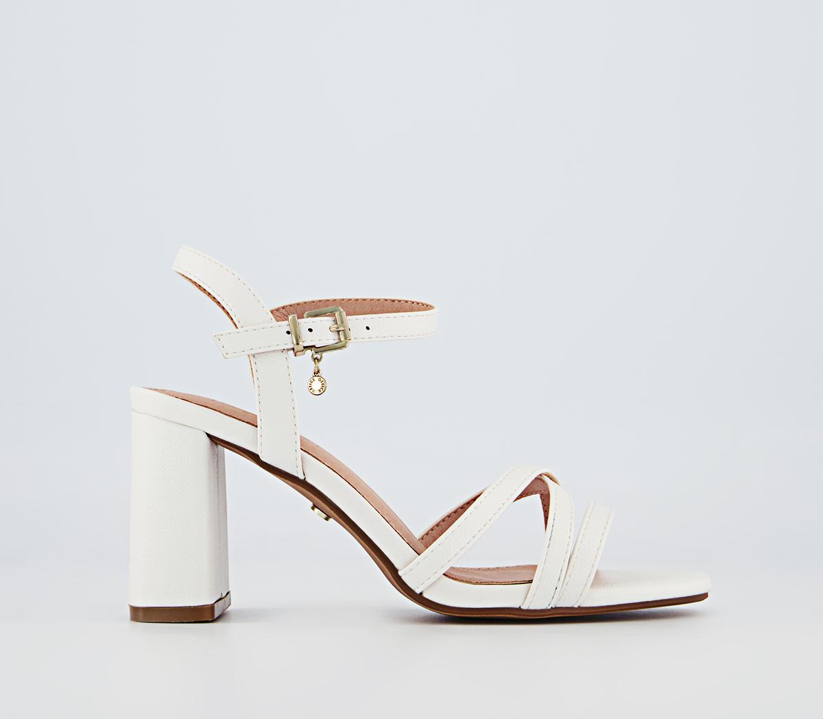 OFFICEMoonstone Two Part Block Heels OFFICEMoonstone Two Part Block HeelsWhite