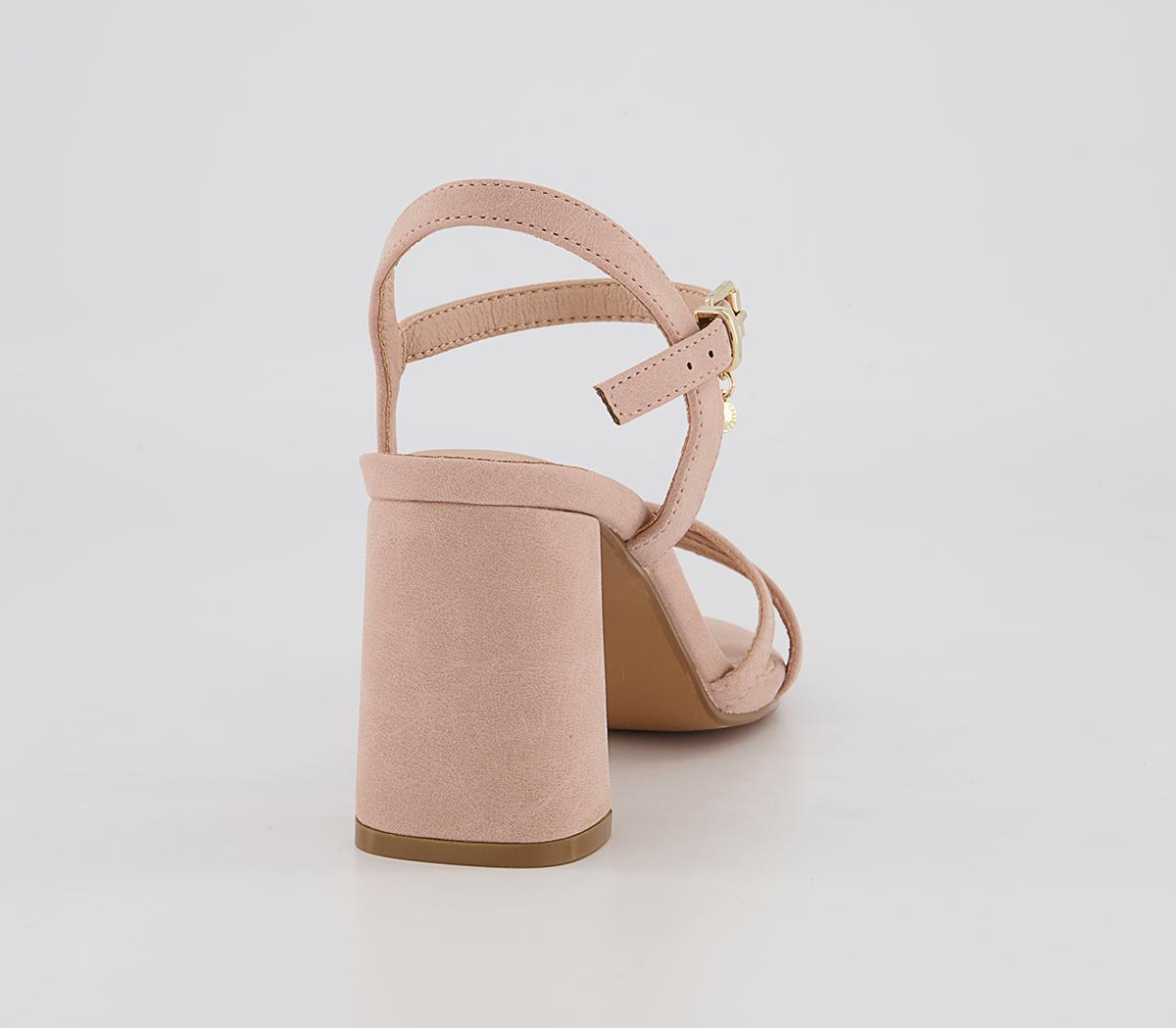 Office Moonstone Two Part Strappy Block Heeled Sandals Office Moonstone Two Part Strappy Block Heeled Sandals Nude