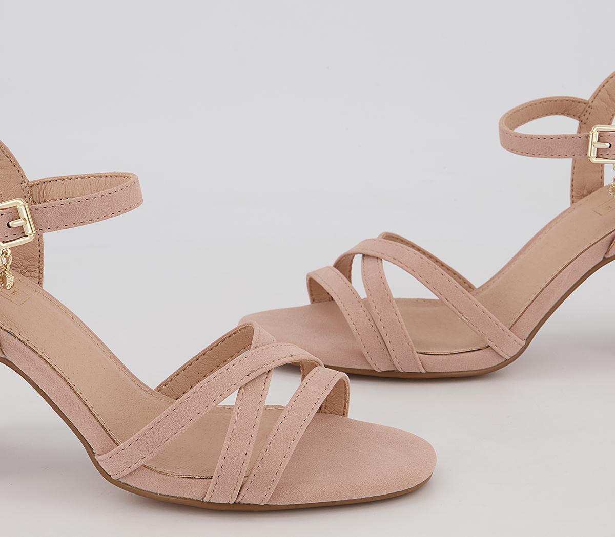 OFFICEMoonstone Two Part Strappy Block Heeled SandalsBeige