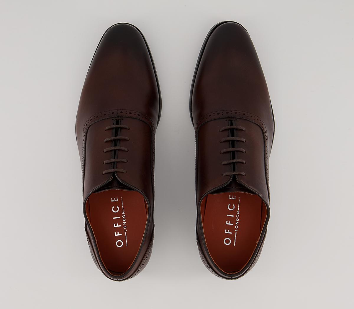 Office Marefield Plain Toe Oxford Shoes Office Marefield Plain Toe Oxford Shoes Brown Leather
