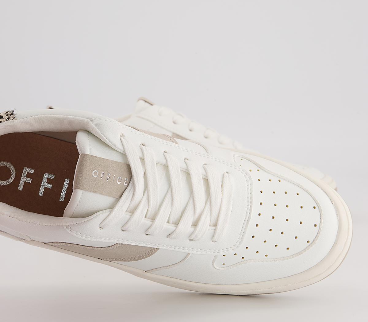 Office Fragment Side Details Chunky Lace Up Trainers Office Fragment Side Details Chunky Lace Up Trainers White Grey Leopard Mix