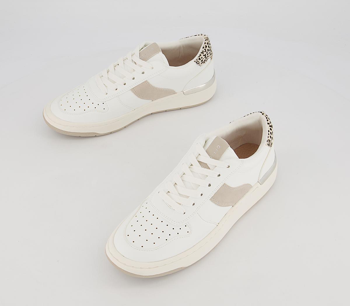 Office Fragment Side Details Chunky Lace Up Trainers Office Fragment Side Details Chunky Lace Up Trainers White Grey Leopard Mix