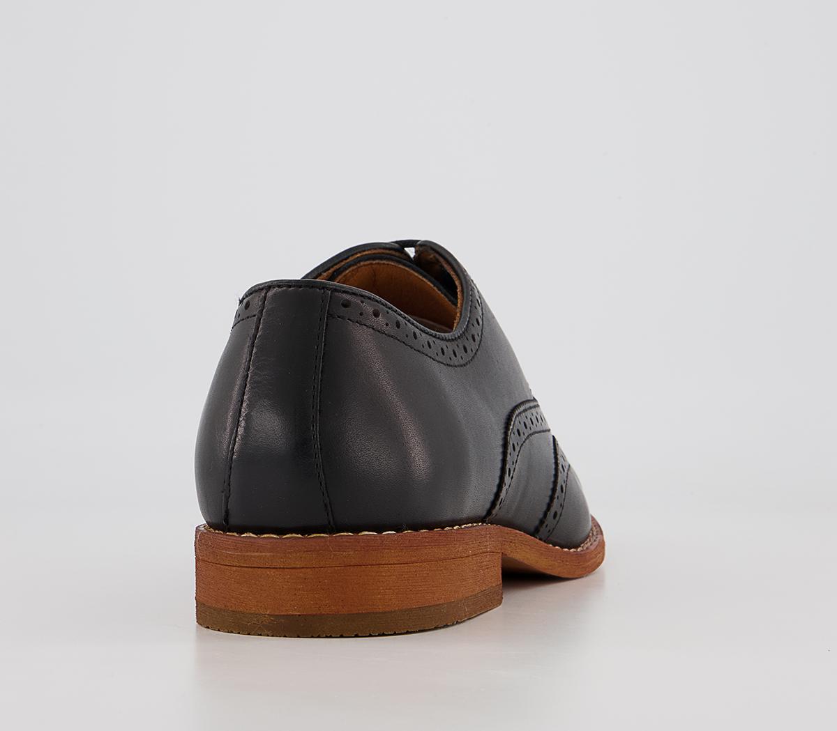 Office Meanest Oxford Brogues Office Meanest Oxford Brogues Black Leather