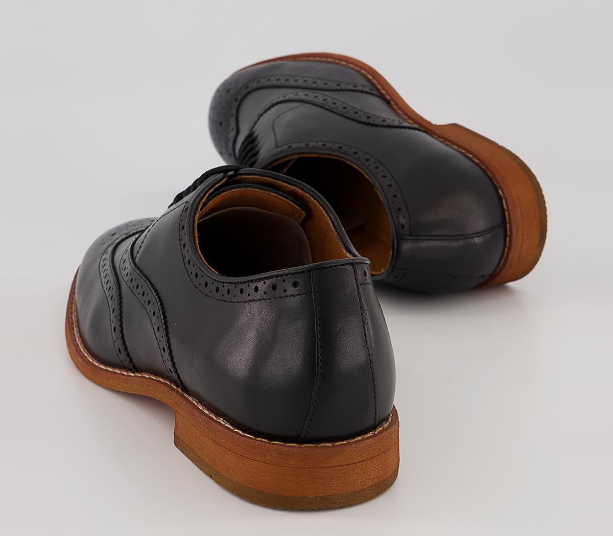 Office Meanest Oxford Brogues Office Meanest Oxford Brogues Black Leather