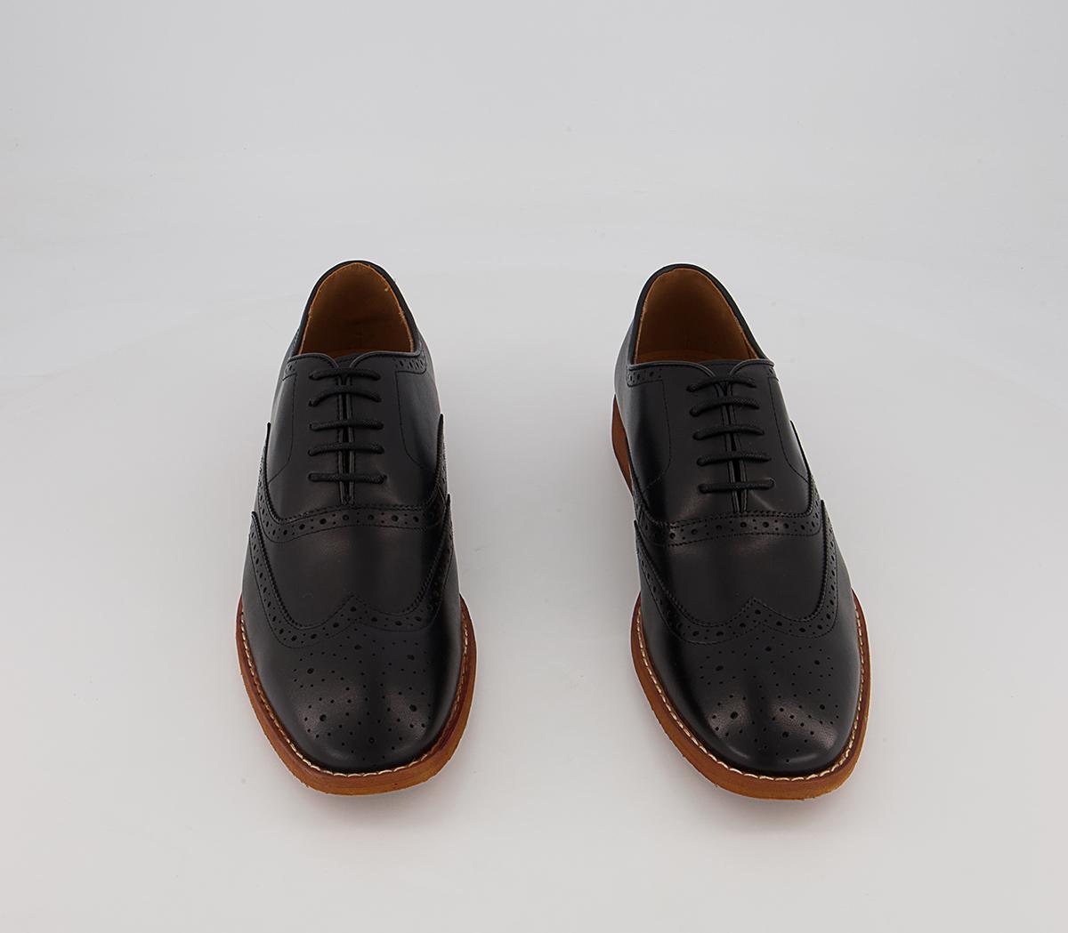 Office Meanest Oxford Brogues Office Meanest Oxford Brogues Black Leather