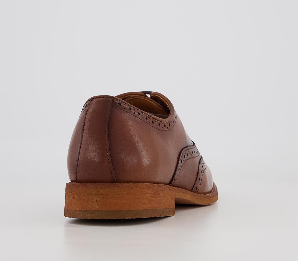Office Meanest Oxford Brogues Office Meanest Oxford Brogues Tan Leather
