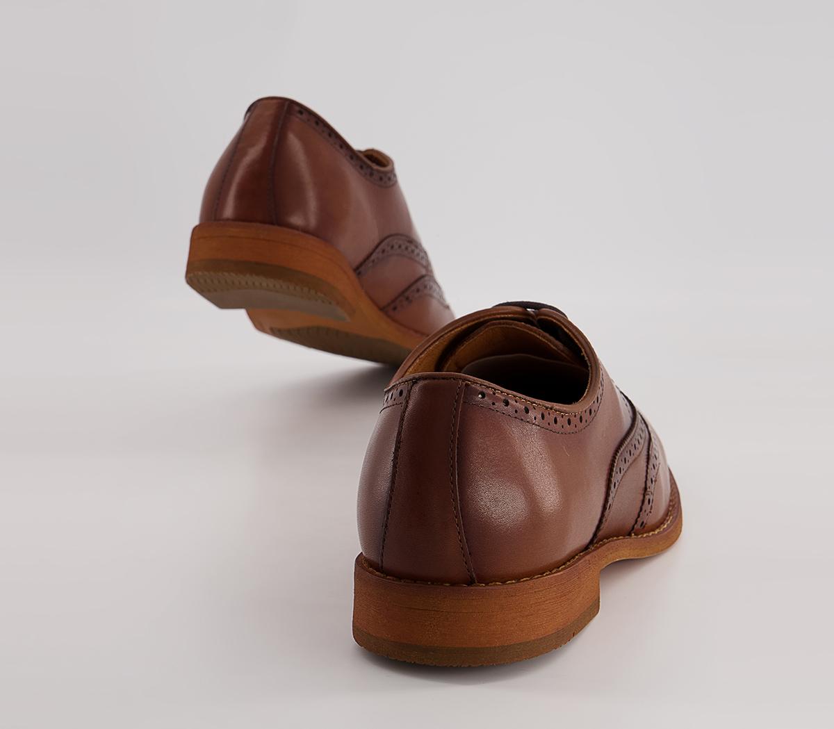 Office Meanest Oxford Brogues Office Meanest Oxford Brogues Tan Leather