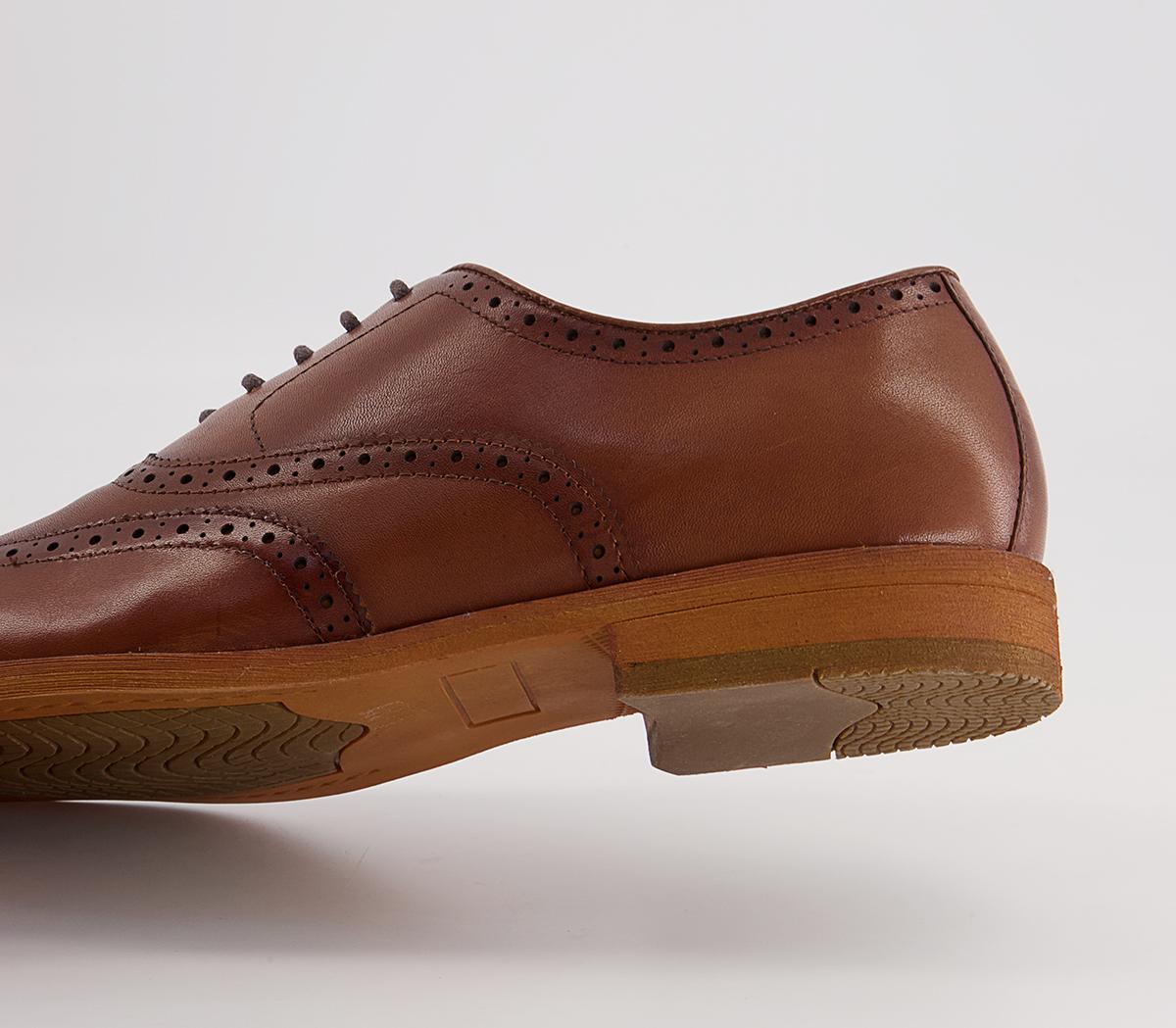 Office Meanest Oxford Brogues Office Meanest Oxford Brogues Tan Leather