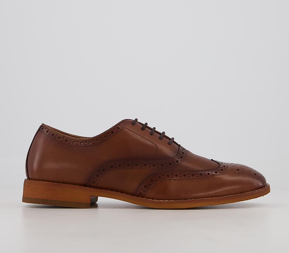 OFFICEMeanest Oxford BroguesTan Leather