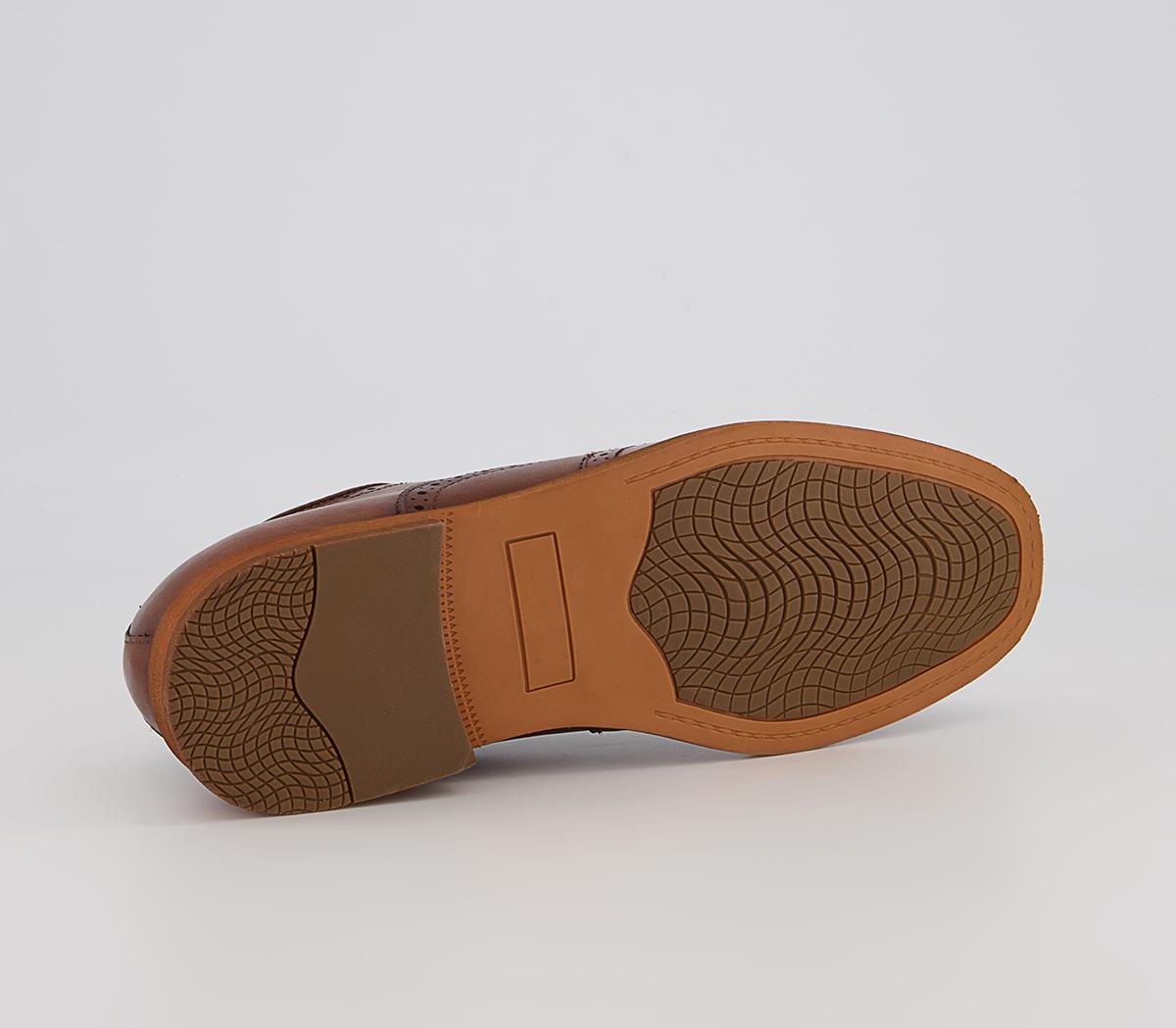 Office Meanest Oxford Brogues Office Meanest Oxford Brogues Tan Leather