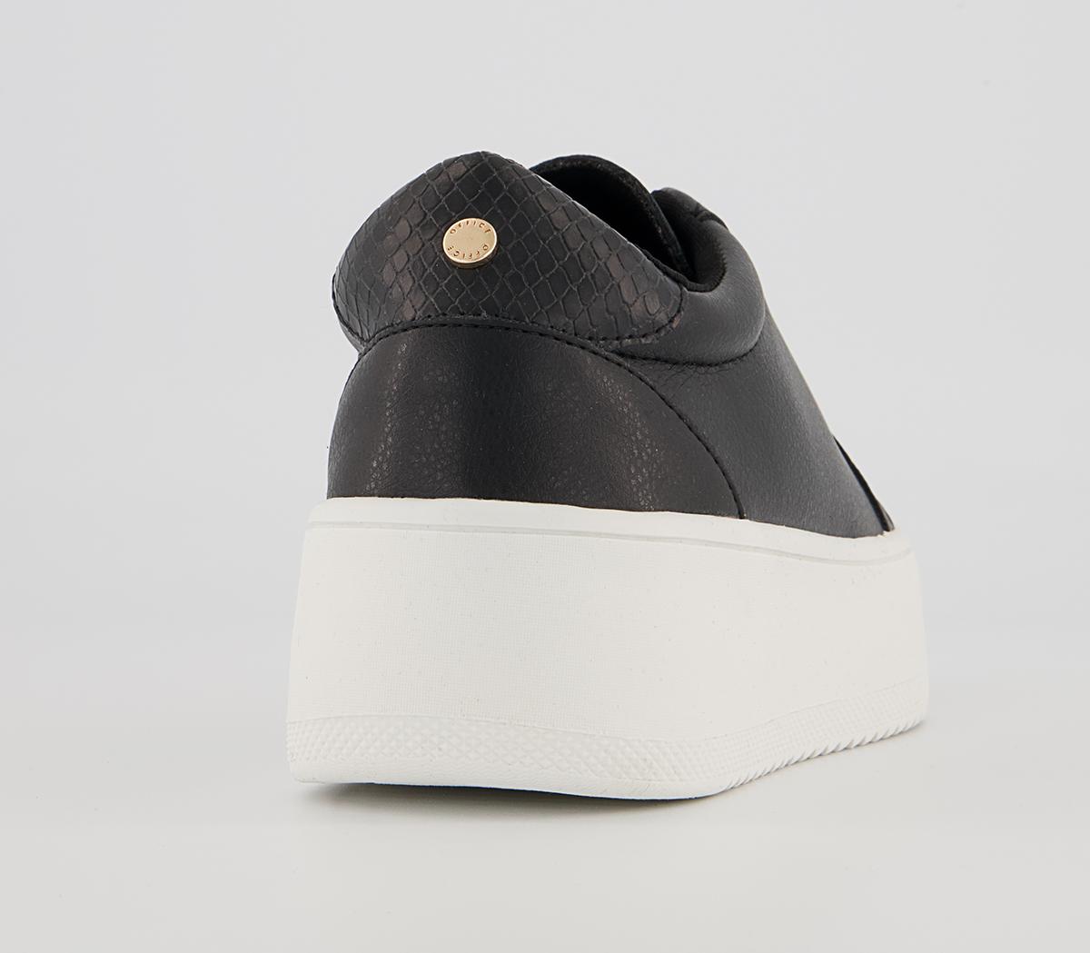 Office Fast Mover Flatform Slip On Trainers Office Fast Mover Flatform Slip On Trainers Black Mix