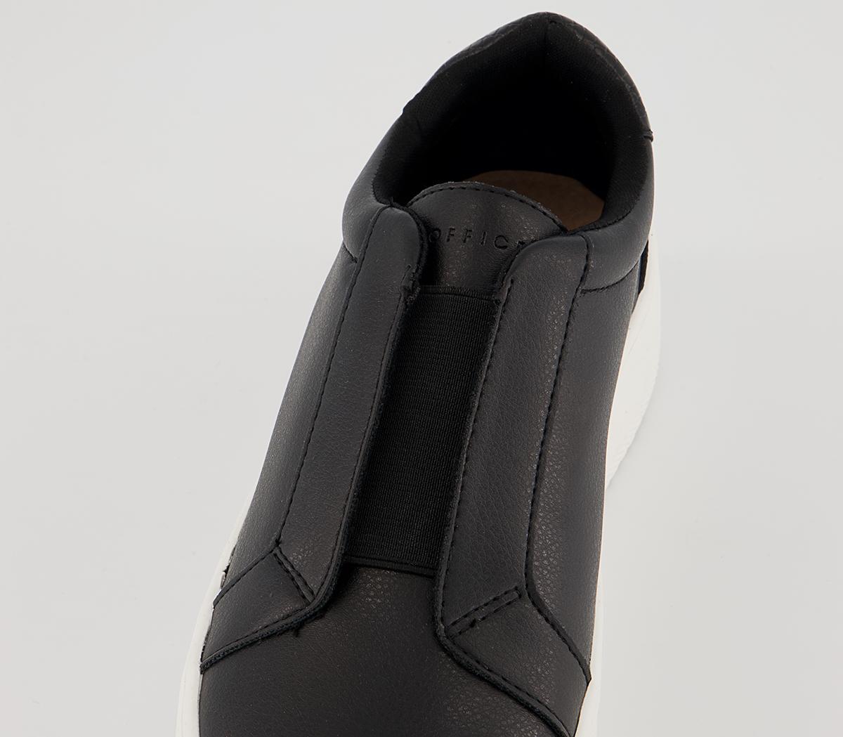 Office Fast Mover Flatform Slip On Trainers Office Fast Mover Flatform Slip On Trainers Black Mix