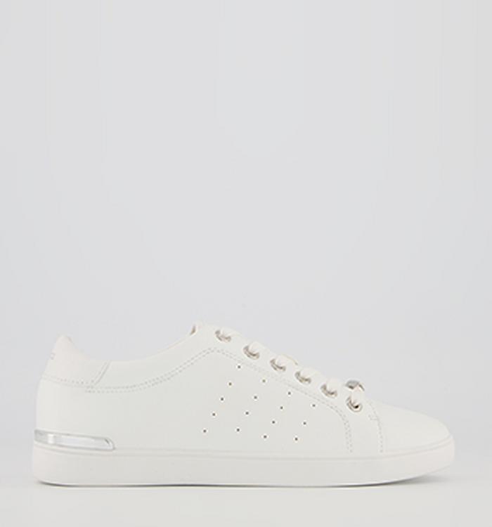 Office Framing Lace Up Trainers White