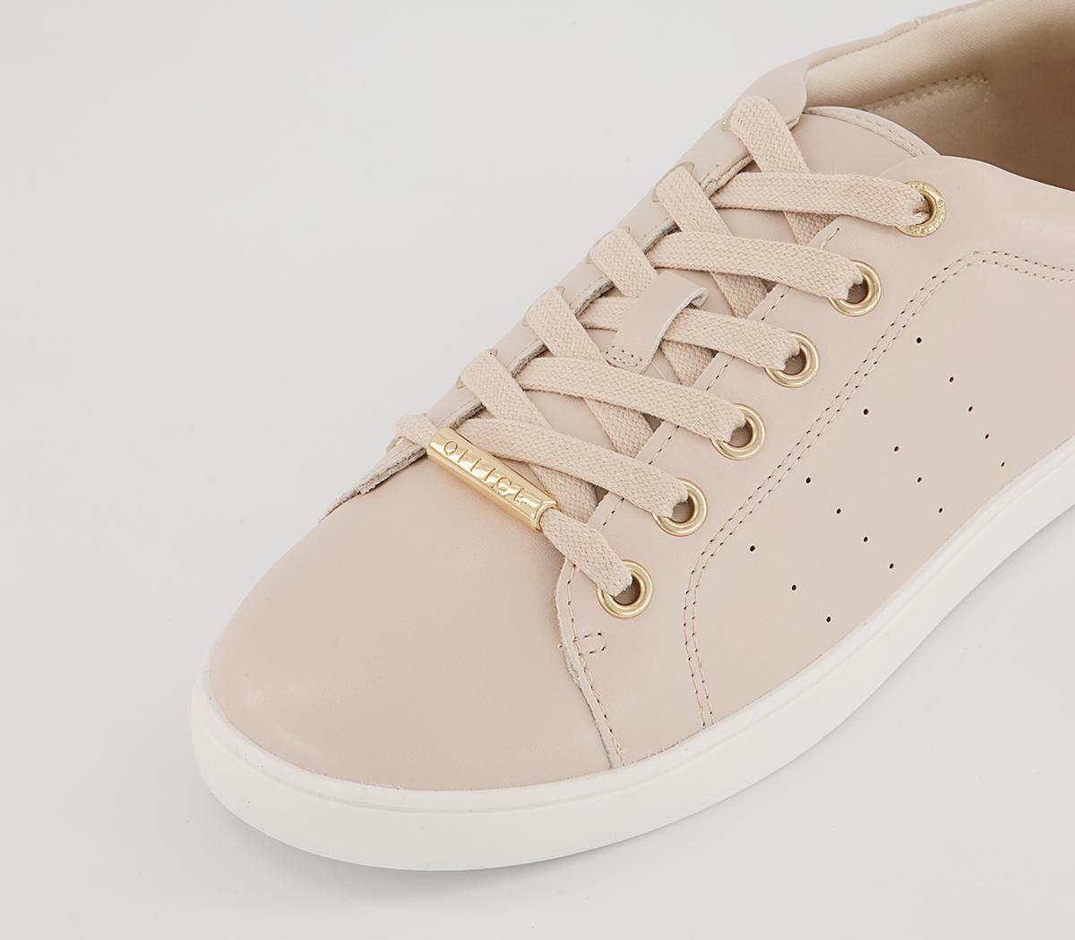 Office Framing Lace Up Trainers Office Framing Lace Up Trainers Soft Pink
