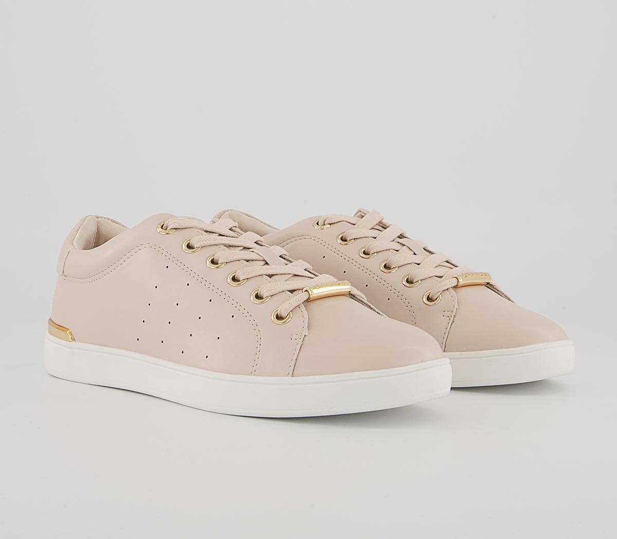 Office Framing Lace Up Trainers Office Framing Lace Up Trainers Soft Pink