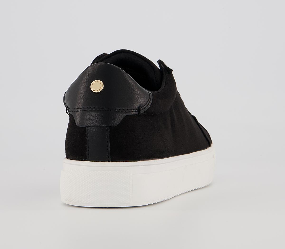 Office Fronted Zip Slip On Trainers Office Fronted Zip Slip On Trainers Black Mix