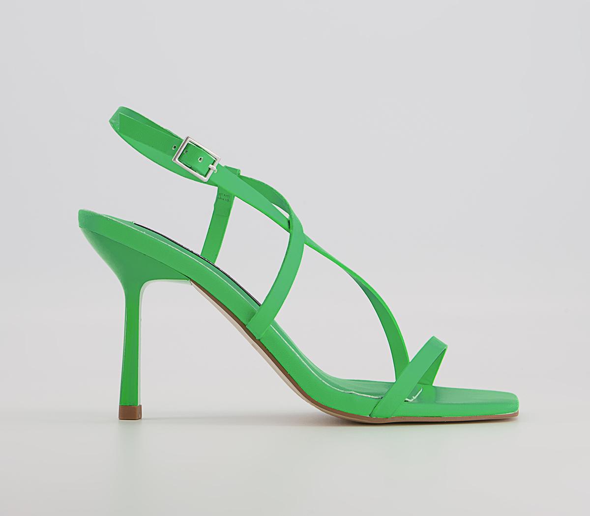 Office Malorie Strippy Toe Post Sandals Office Malorie Strippy Toe Post Sandals Green