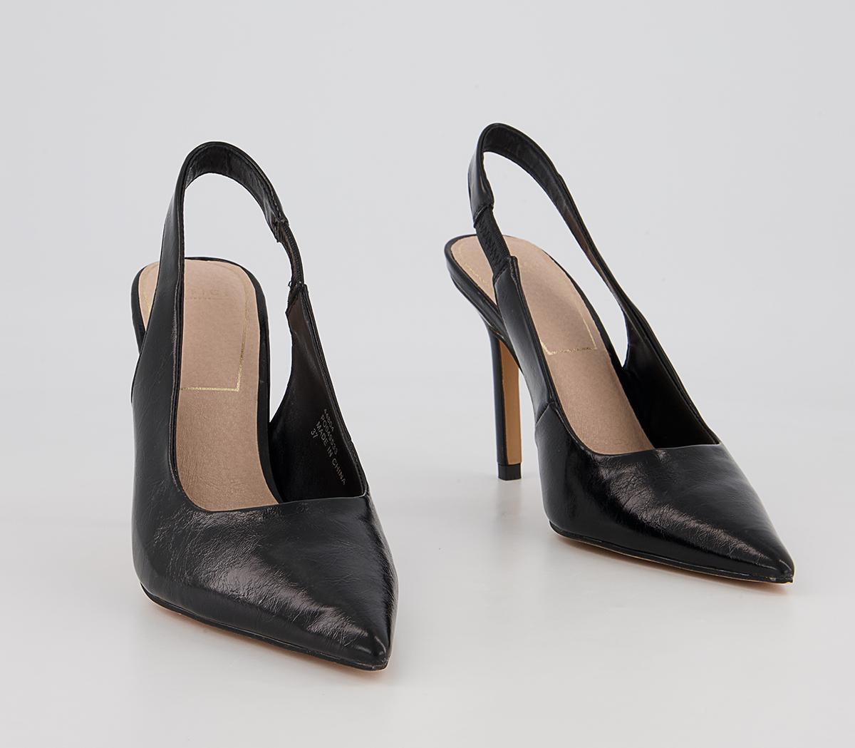 Office Hampton Slingback Pointed Court High Heels Office Hampton Slingback Pointed Court High Heels Black