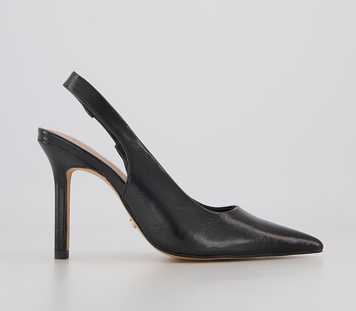 Office Hampton Slingback Pointed Court High Heels Office Hampton Slingback Pointed Court High Heels Black