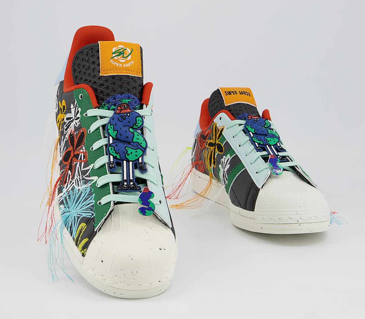 adidas Consortium Sean Wotherspoon Sw Superstar Trainers adidas Consortium Sean Wotherspoon Sw Superstar Trainers Black Multi