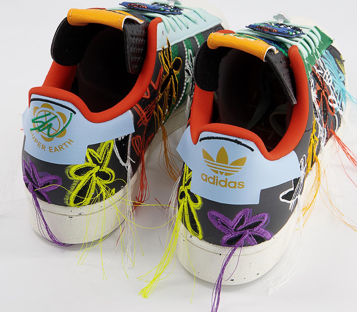 adidas Consortium Sean Wotherspoon Sw Superstar Trainers adidas Consortium Sean Wotherspoon Sw Superstar Trainers Black Multi