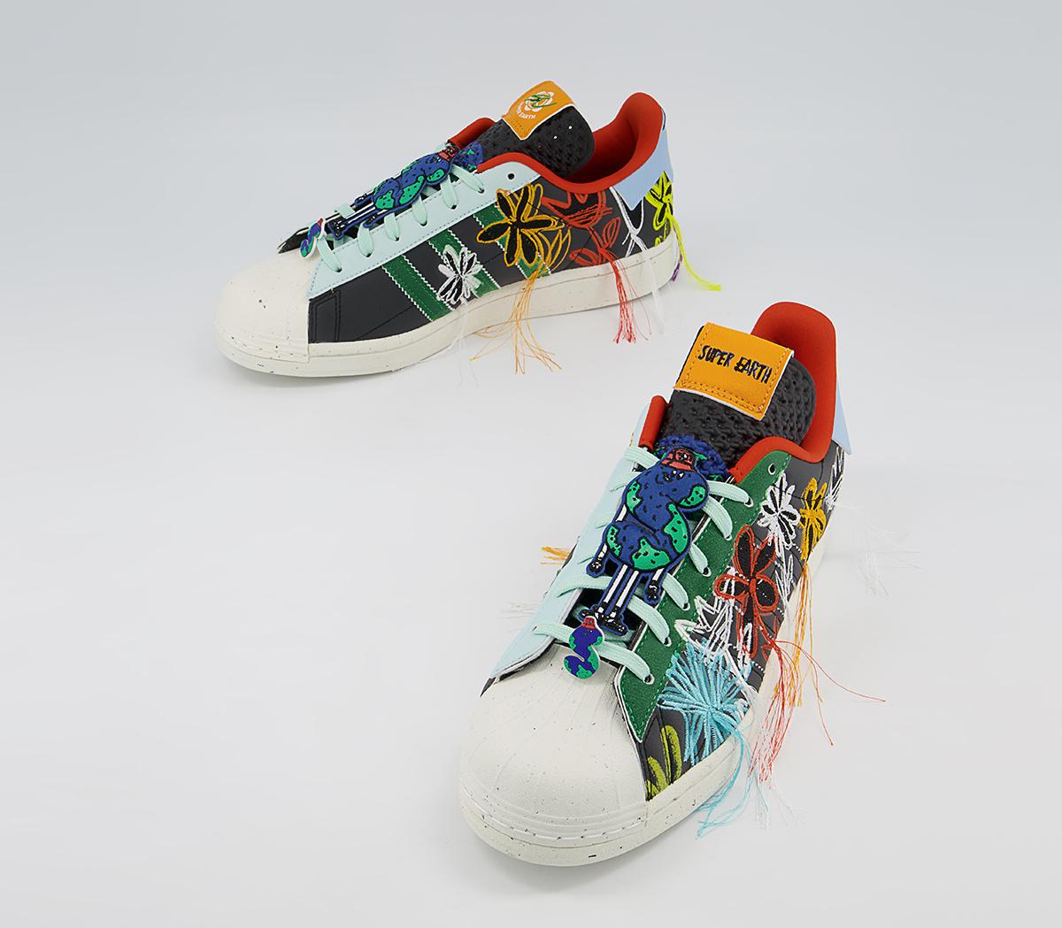 adidas Consortium Sean Wotherspoon Sw Superstar Trainers adidas Consortium Sean Wotherspoon Sw Superstar Trainers Black Multi