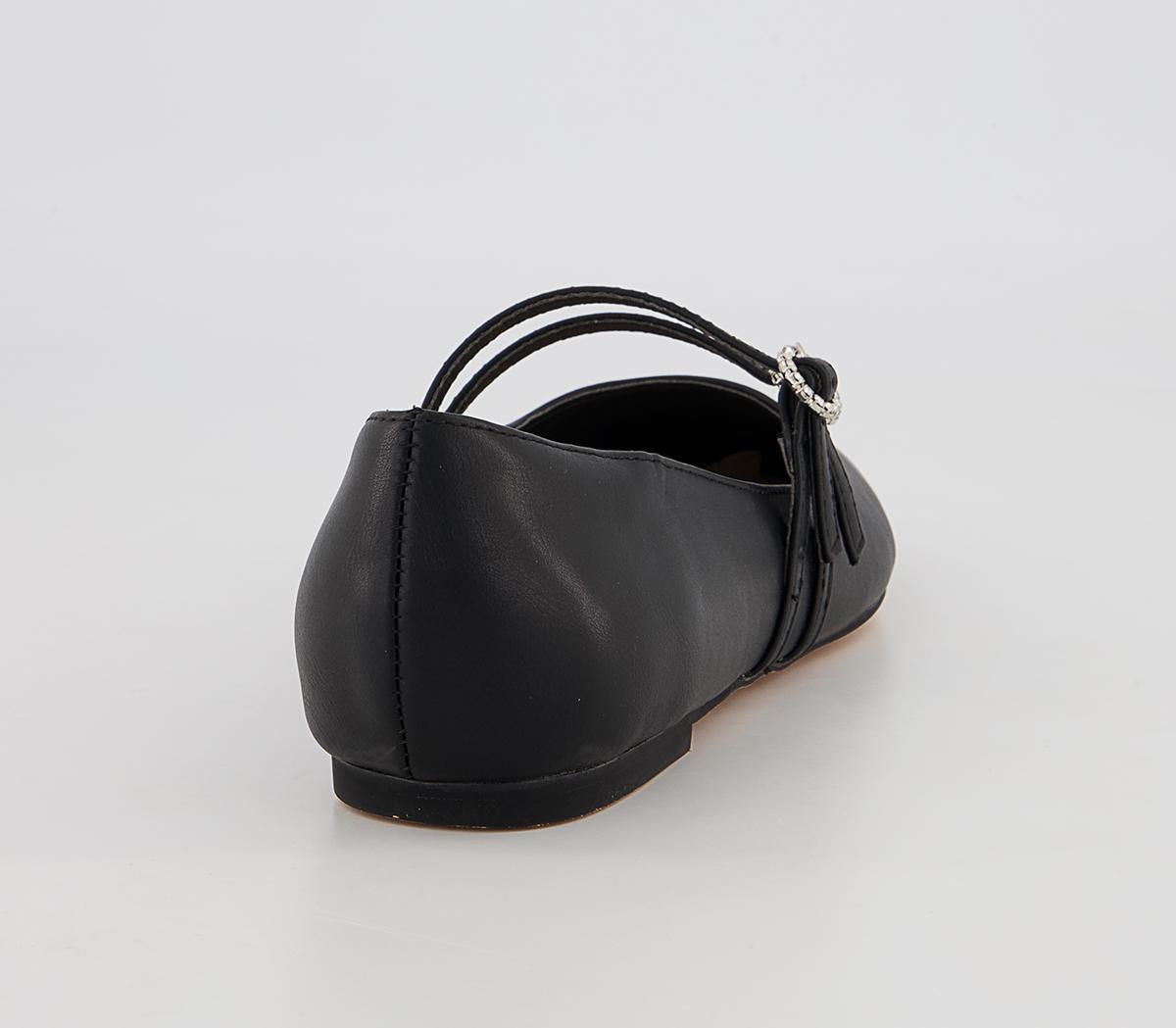 Office Fionnuala Double Strap Ballet Pumps Office Fionnuala Double Strap Ballet Pumps Black