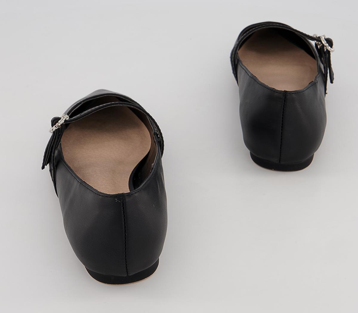 Office Fionnuala Double Strap Ballet Pumps Office Fionnuala Double Strap Ballet Pumps Black