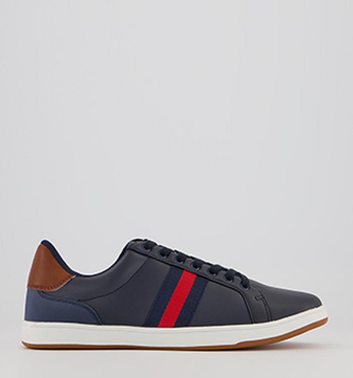 Office Colne Side Ribbon Casual Sneakers Navy