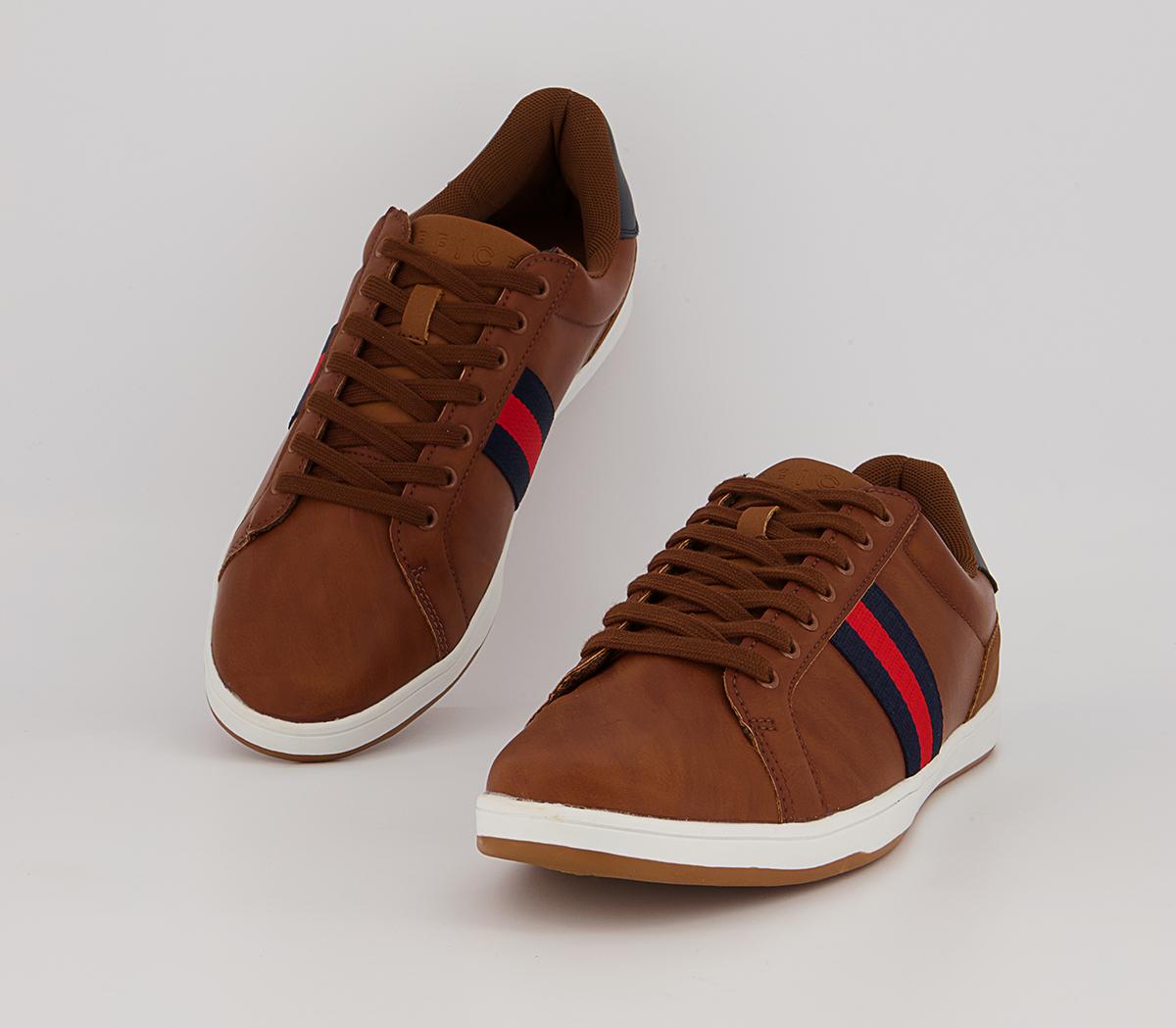 Office Colne Side Ribbon Casual Sneakers Office Colne Side Ribbon Casual Sneakers Tan