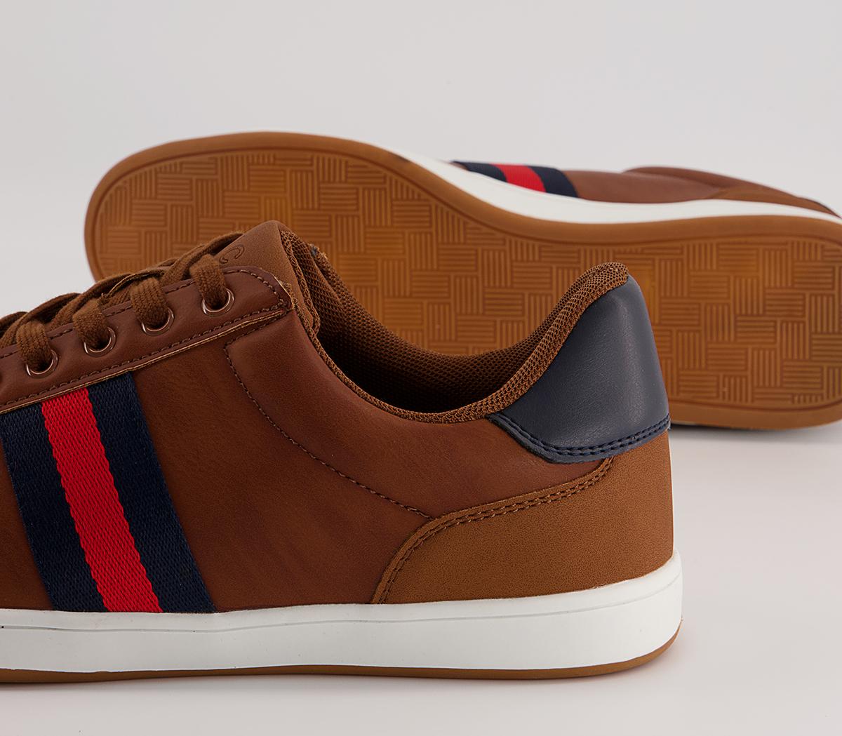 Office Colne Side Ribbon Casual Sneakers Office Colne Side Ribbon Casual Sneakers Tan