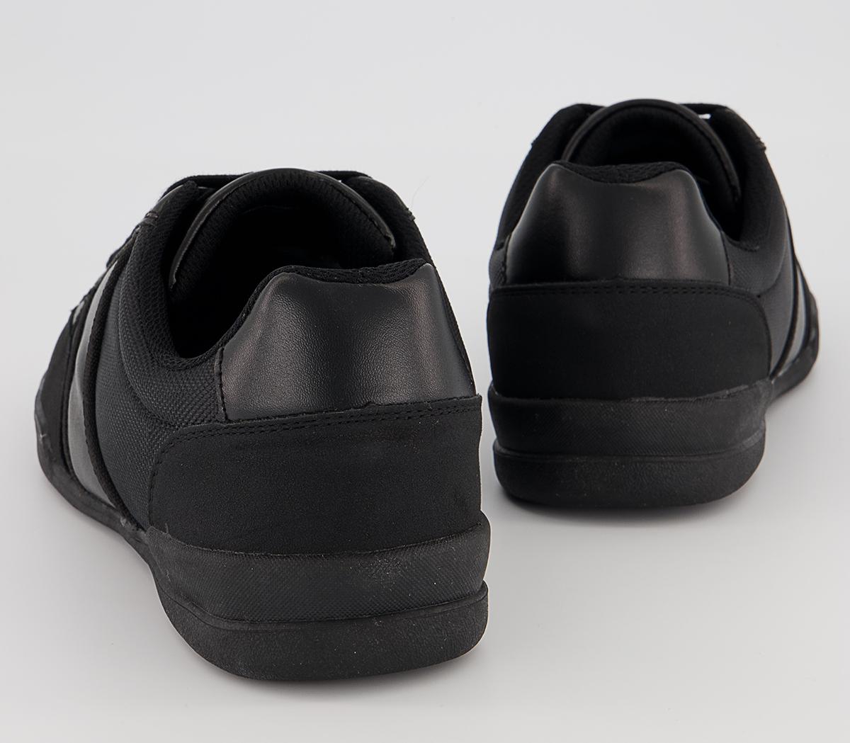 OFFICE Cromer Smart Formal Sneakers Black - Men's Casual Shoes