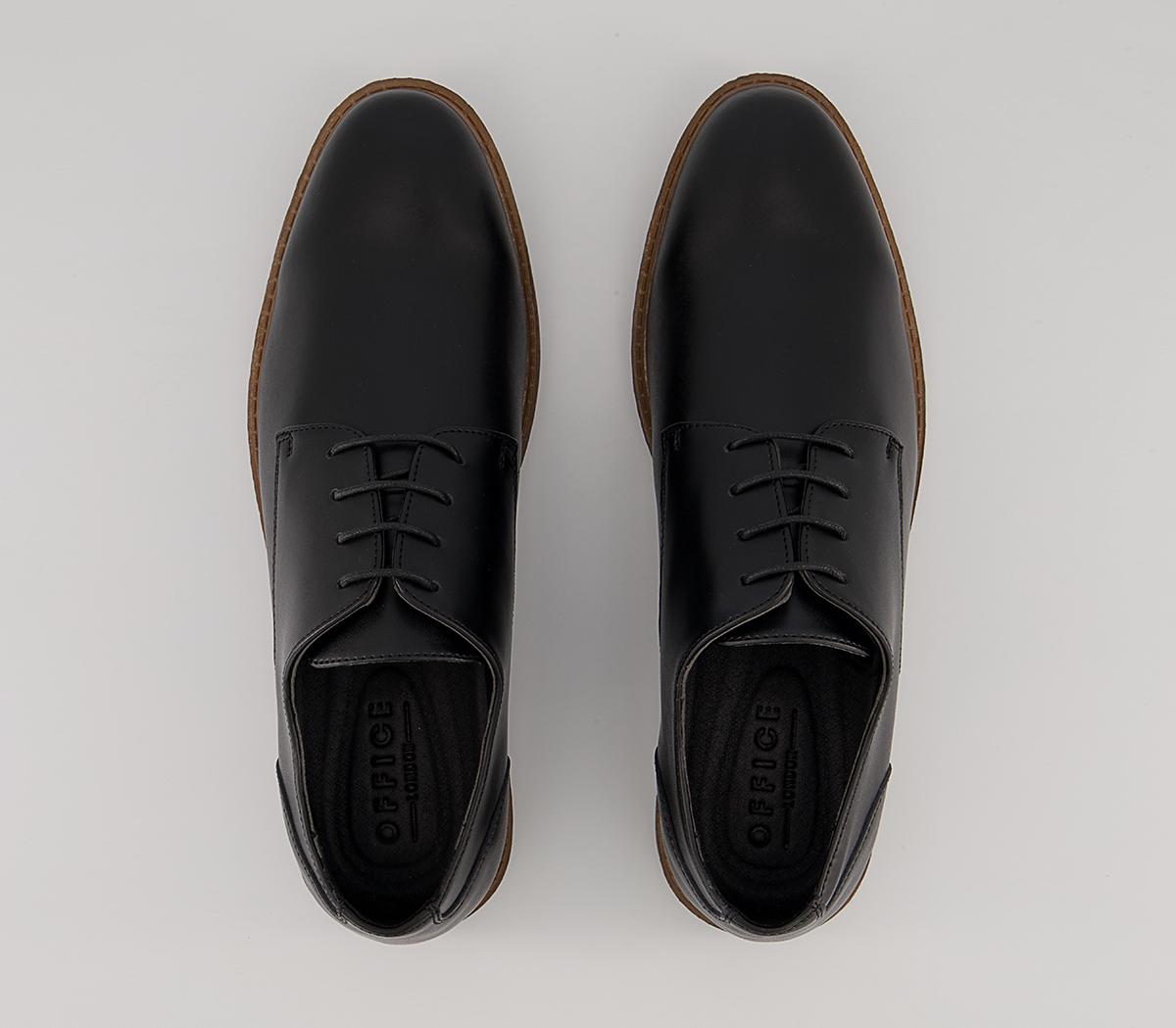 Office Curton Smart Casual Derby Shoes Office Curton Smart Casual Derby Shoes Black Leather