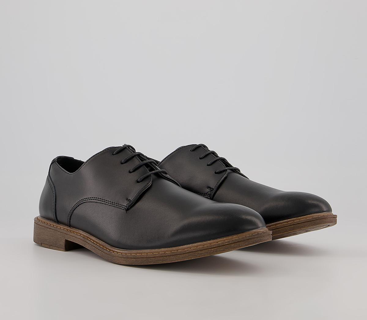 Office Curton Smart Casual Derby Shoes Office Curton Smart Casual Derby Shoes Black Leather
