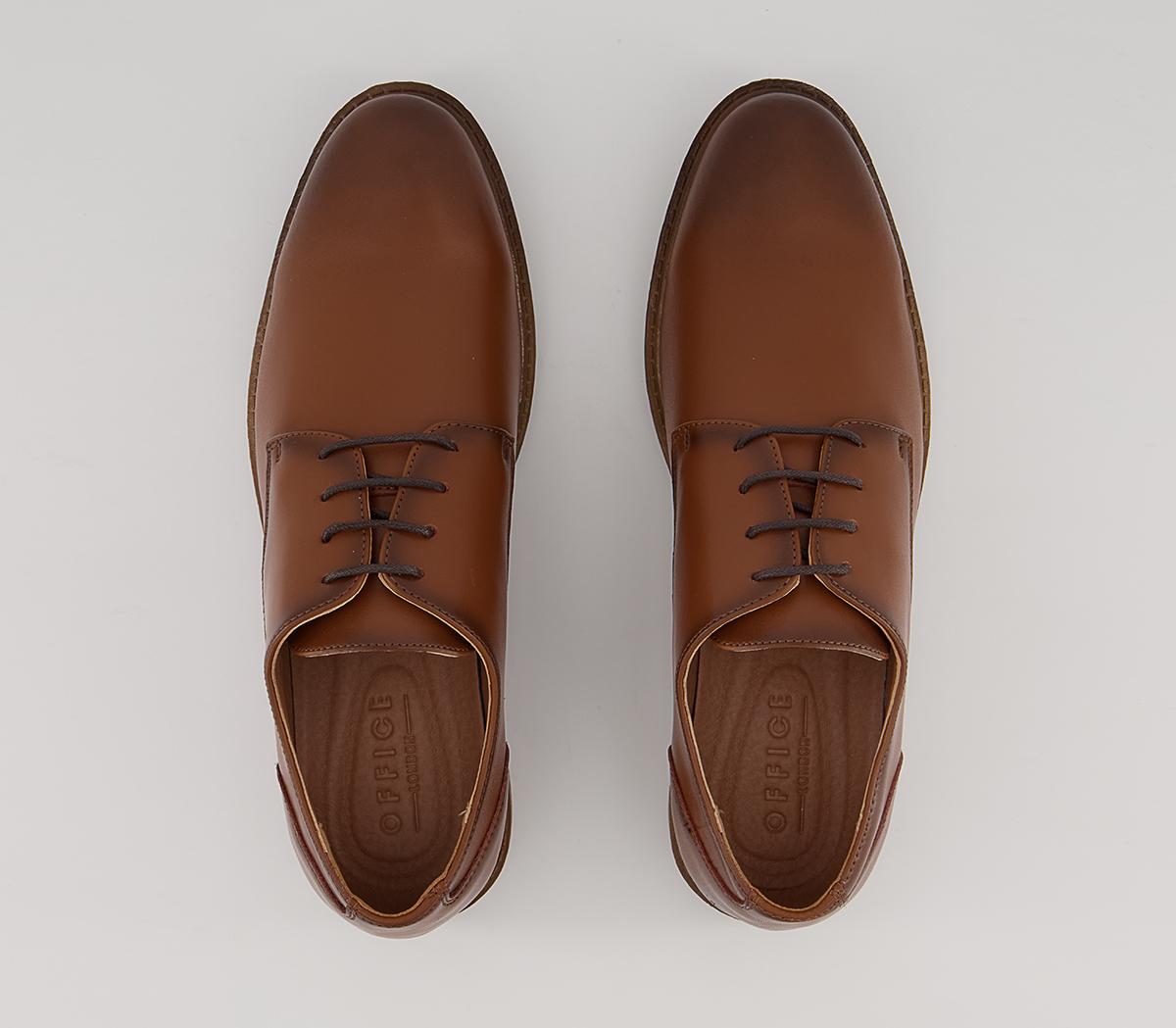 Office Curton Smart Casual Derby Shoes Office Curton Smart Casual Derby Shoes Tan Leather