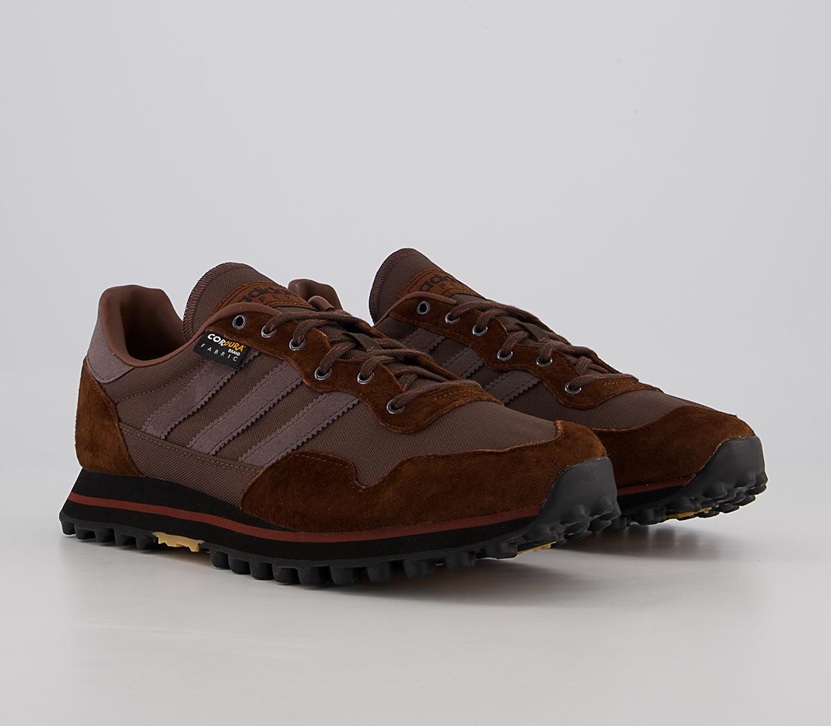 adidas Consortium Moscrop Spzl Trainers Brown Stbark Cblack - Men's ...