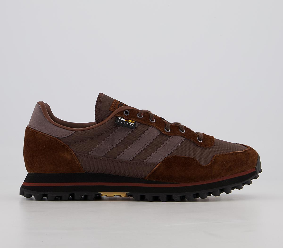 adidas Consortium Moscrop Spzl Trainers Brown Stbark Cblack - Men's ...