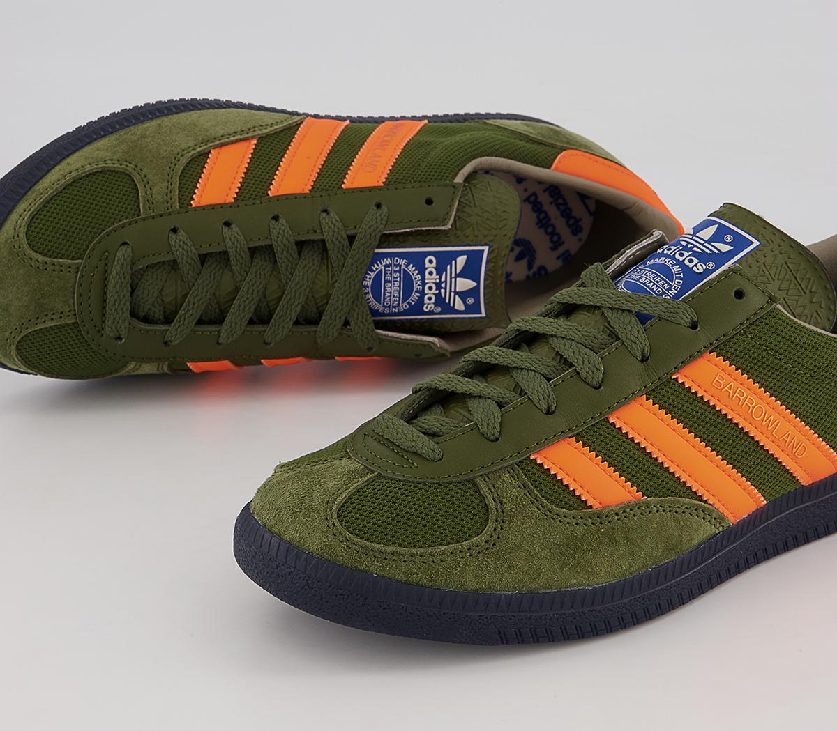 adidas gazelle silver green womens Tnis Adidas Barrowland Spezial Verde/Laranja  NewSkull